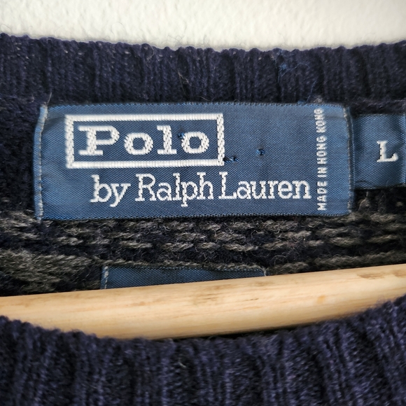 Polo by Ralph Lauren Mens 100% Wool Pullover Sweater - Picture 2 of 9